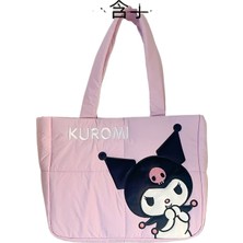 Ling Yinteng Lingyinteng Japon Sanrio Çanta Omuzdan Askili Çanta Karikatür Sevimli Taşınabilir Tote Çanta Kız Kalp Banliyö Çantası Aşağı Çanta (Yurt Dışından)