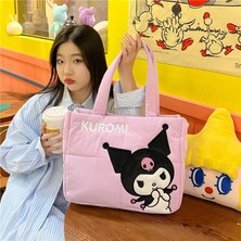 Ling Yinteng Lingyinteng Japon Sanrio Çanta Omuzdan Askili Çanta Karikatür Sevimli Taşınabilir Tote Çanta Kız Kalp Banliyö Çantası Aşağı Çanta (Yurt Dışından)