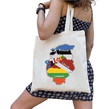 Ling Yinteng Lingyinteng Kosta Rika Swaziland Mauritius Niue Palau Papua Rwanda Aziz Kitt Tuvalu Bakım Daire Flag Shopper Kanvas Tote Çanta Tote Çanta (Yurt Dışından)