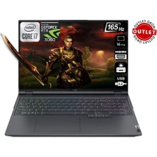 Lenovo Legion 5 Pro İntel Core i7 11800H 16GB 2TB SSD RTX3060 16" Wqxga 165Hz W11H Taşınabilir Bilgisayar 82JD002ATX-06(OUTLET)