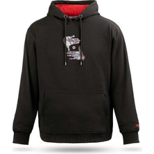 On My Vision Tasarım Kapşonlu Sweatshirt