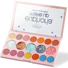 Euphoria Make Up Charm Seduction 19'lu Göz Farı Glitterli Makyaj Paleti