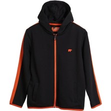 Bad Bear Darrel Full-Zip Siyah Çocuk Kapüşonlu Sweatshirt