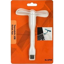 New SL-UF05 USB Vantilatör - Esnek Gövdeli Akrobat Mini USB Fan Flexible 1.2W