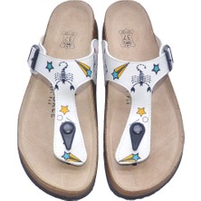 Shoerokee Parmak Arası Terlik Baskılı 401