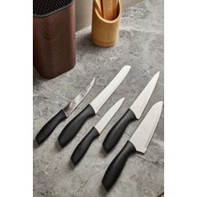 Home Coltello Wood 6 Parça Standlı Bıçak Seti
