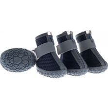 Paw Prints Köpek Ayakkabısı-Kaydırmaz Kauçuk Taban Köpek Ayakkabısı