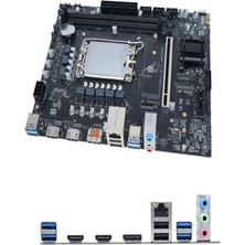 Xaser Intel H610 12.gen 1700P Ddr4 3200MHZ 2xhdmı 1xdp 1xnvme 1xm.2 1xwifi Slot M-Atx Anakart (Bulk)