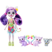 Enchantimals Lemur Ailesi Oyun Seti HRX86 Renkli Hayvan Dostları ile Eğlenceli Oyunlar