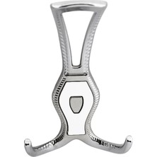 Nzb Portmanto Askı Metal Vestiyer Duvar Dolap Elbise Askısı Krom Beyaz Mobilya Askılığı Aparat