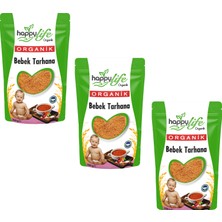 Happy Life Organik Bebek Tarhanası 250GR x 3 Adet