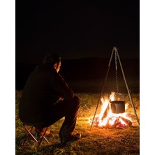 Nurgaz Campout Üç Ayak Izgara Metal