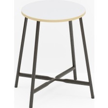 Eportatif Tabure sandalye mutfak sandalyesi beyaz 1478