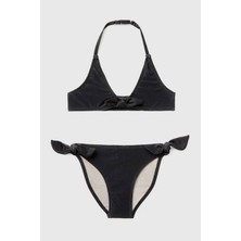 K U_lurexli Halter Bikini Takımı