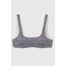 Bn U_leopar Desenli Bikini Üst