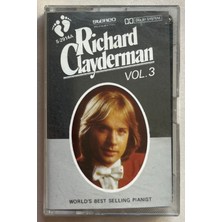 Richard Clayderman Vol 3 Kaset (Dönem Foot Print Stüdyo Kaset)