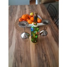 Dekoratif Peri LED Işık ve Şarap Kadehi Tutucu
