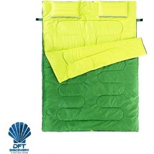 Dft Çift KIŞILIK(190+30)X145CM Yeşil -5°uyku Tulum