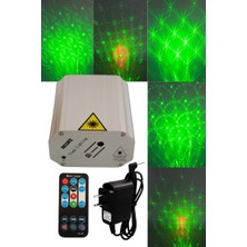 Hazar Led Mini Lazer Sahne Işığı Müziğe Sese Duyarlı Uzaktan Kumandalı Rgb Disko Lazer Projektör LED Işık