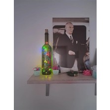 Dekoratif Peri LED Işıklı Lamba Şarap Şişeleri