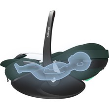 Maxi-Cosi Pebble Slidetech Tam Yatabilen 0-13 kg Ana Kucağı ve Oto Koltuğu Twillic Green