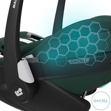 Maxi-Cosi Pebble Slidetech Tam Yatabilen 0-13 kg Ana Kucağı ve Oto Koltuğu Twillic Green