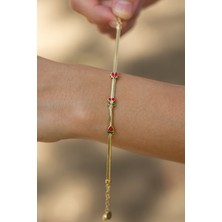 ÇGK KUYUMCULUK 14 Ayar Balıksırtı Çocuk Altın Bileklik 14BLK0044