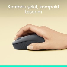 Logitech M196 Bluetooth Kablosuz Kompakt Pc, Mac, Windows ve Macos ile Uyumlu Mouse, Siyah