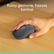 Logitech M196 Bluetooth Kablosuz Kompakt Pc, Mac, Windows ve Macos ile Uyumlu Mouse, Siyah