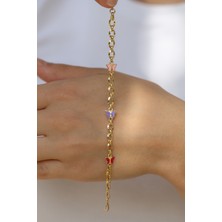 ÇGK KUYUMCULUK 14 Ayar Kelebek Çocuk Altın Bileklik 14BLK0041