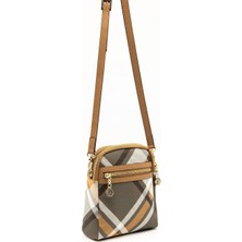 Silver & Polo Haki - A.taba SP1157 Kadın Çapraz Çanta