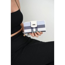 Silver Polo Silver & Polo Mavi - Kemik SP928 Kadın Cüzdan & Kartlık