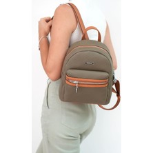 Silver & Polo L.haki - A.taba SP1146 Kadın Sırt Çantası