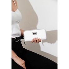 Silver Polo Silver & Polo Beyaz - A.gri SP665 Kadın Cüzdan & Kartlık