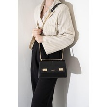Silver & Polo Siyah - Siyah SP1139 Kadın Çapraz Çanta