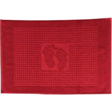 Özdilek Winter Havlu Kırmızı 2 Adet Ayak Havlusu Pamuk Standart Ebat Yumuşak Dokulu Konforlu Kullanım