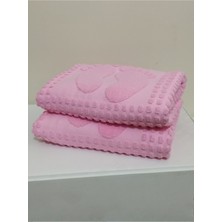 Özdilek Winter Havlu 2'li Ayak Havlusu Pembe Pamuk İpliği ile Yumuşak Standart Ebatlar