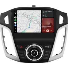 Navecron Ford Focus 3-3.5 2011-18 Uyumlu Androıd Multimedya Gerçek 2/32 Kablosuz Carplay Geri Görüş Kameralı