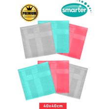 Smarter Premium Mikrofiber Temizlik Bezi 6 Lı (40X40)