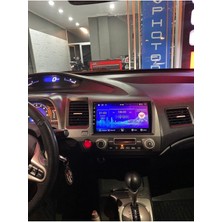 Navecron Honda Cıvıc Fd6 9 Inç 2006-12 Uyumlu Androıd Multimedya Gerçek 2/32 Kablosuz Carplay Geri Görüş Kmr