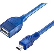 Starktech STC-0049 5 Pin Mini USB Erkek-Usb Dişi Kablo 20CM