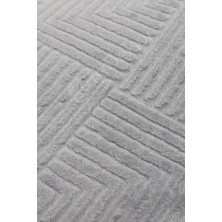 Diji Dekor Halı  Gri Pramit Kaymaz Yıkanabilir Kaymaz Yolluk Kilim Salon Halısı Modelleri