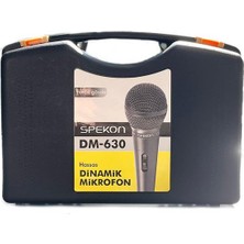 Spekon DM-630 Profesyonel Metal Gövdeli Hassas Vocal Dinamik El Mikrofonu