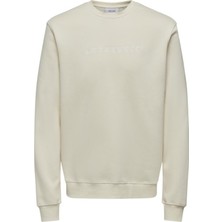 Only & Sons Onsconnor Authentıc Reg Crew Neck Sweat Krem 22030625