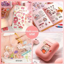 Guguk Garden Party Temalı 100 Yaprak 4 Bölmeli Sticker Seti Bullet Journal GGK DR108