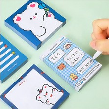 Guguk Kirazcı Ayıcık Temalı Renkli Kareli Not Seti GGK MD064