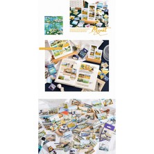 Guguk Claude Monet Temalı 45 Adet Sticker Seti Bullet Journal GGK DW123