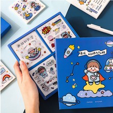 Guguk Big Adventure Temalı 100 Yaprak 4 Bölmeli Sticker Seti Bullet Journal GGK DZ083