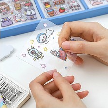 Guguk Big Adventure Temalı 100 Yaprak 4 Bölmeli Sticker Seti Bullet Journal GGK DZ083