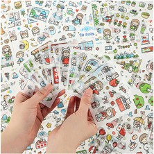 Guguk Big Adventure Temalı 100 Yaprak 4 Bölmeli Sticker Seti Bullet Journal GGK DZ083